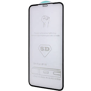 Захисне скло 5D Hard (full glue) (тех. пак) для Apple iPhone 11 (6.1") / XR