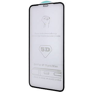 Захисне скло 5D Hard (full glue) (тех. пак) для Apple iPhone 11 Pro Max (6.5") / XS Max