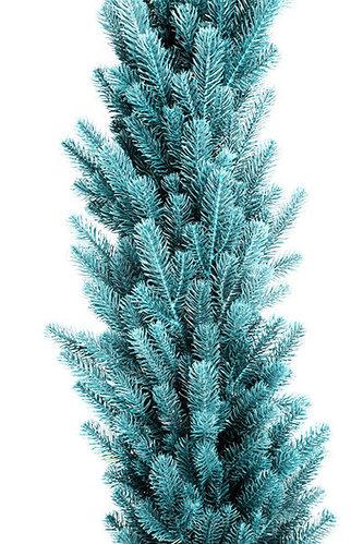 Штучна хвойна густа гірлянда Еліт 150 см лита (Блакитна)