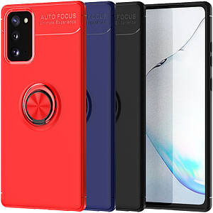 TPU чехол Deen ColorRing під магнітний тримач (opp) для Samsung Galaxy Note 20