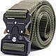 Посилений Ремінь з Швидкознімною Пряжкою Cobra Belt 140х4см Cobra Belt Оливковий Для Активного Відпочинку, фото 4