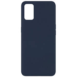 Чохол Silicone Cover Full without Logo (A) для Oppo A52 / A72 / A92 Синій / Midnight Blue