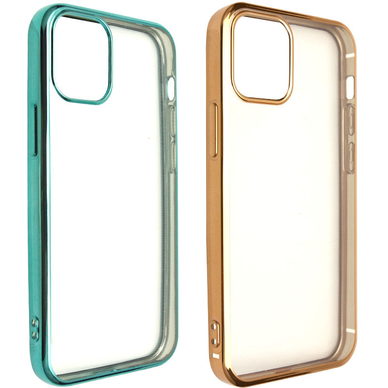 Прозорий силіконовий чохол глянсова окантовка Full Camera для Apple iPhone 13 mini (5.4"), фото 1