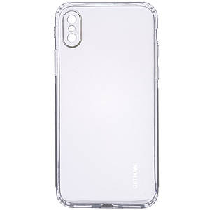 TPU чехол GETMAN Clear 1,0 mm для Apple iPhone X / XS (5.8")
