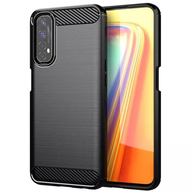 TPU чехол Slim Series для Realme 7 Чорний, фото 1