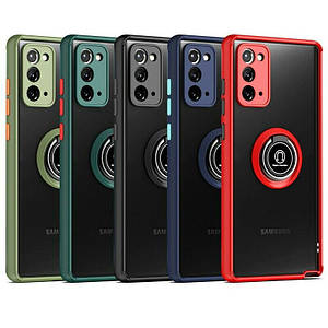 Уцінка TPU+PC чохол Deen ColorEdgingRing for Magnet для Samsung Galaxy Note 20
