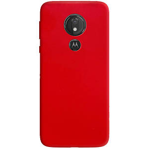 Силіконовий чохол Candy для Motorola Moto G7 Play Червоний