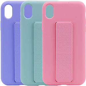 Чохол Silicone Case Hand Holder для Apple iPhone XS Max (6.5")
