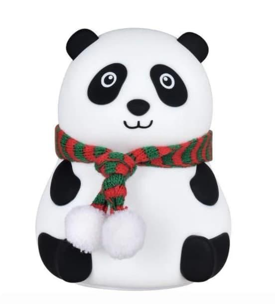 Нічник світильник силіконовий дитячий Панда 7 Кольорів LED USB