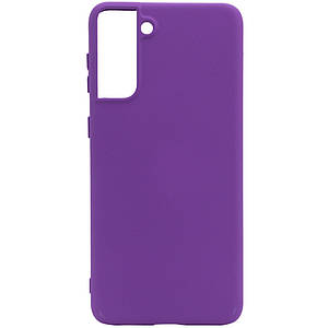 Чохол Silicone Cover Full without Logo (A) для Samsung Galaxy S21+ Фіолетовий / Purple