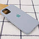 Чохол Silicone Case Full Protective (AA) для Apple iPhone mini 12 (5.4") Сірий / Blue Mist, фото 2