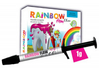 Жидкотекучий светоотверждаемый композит Rainbow flow (Рейнбоу флоу) Синий - фото 1 - id-p736383421