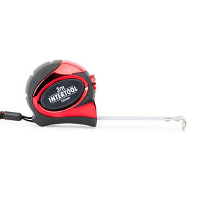 Рулетка 3м з автоматичним блокуванням полотна INTERTOOL МТ-0803 mst mst