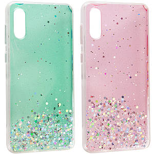 TPU чехол Star Glitter для Samsung Galaxy A02