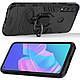 Ударостійкий чохол Transformer Ring for Magnet для Huawei P40 Lite E / Y7p (2020) TPU+PC, Кільце-тримач, Чорний / Soul Black, фото 5
