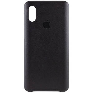 Шкіряний чохол AHIMSA PU Leather Case Logo (A) для Apple iPhone XS Max (6.5") Штучна шкіра, Чорний