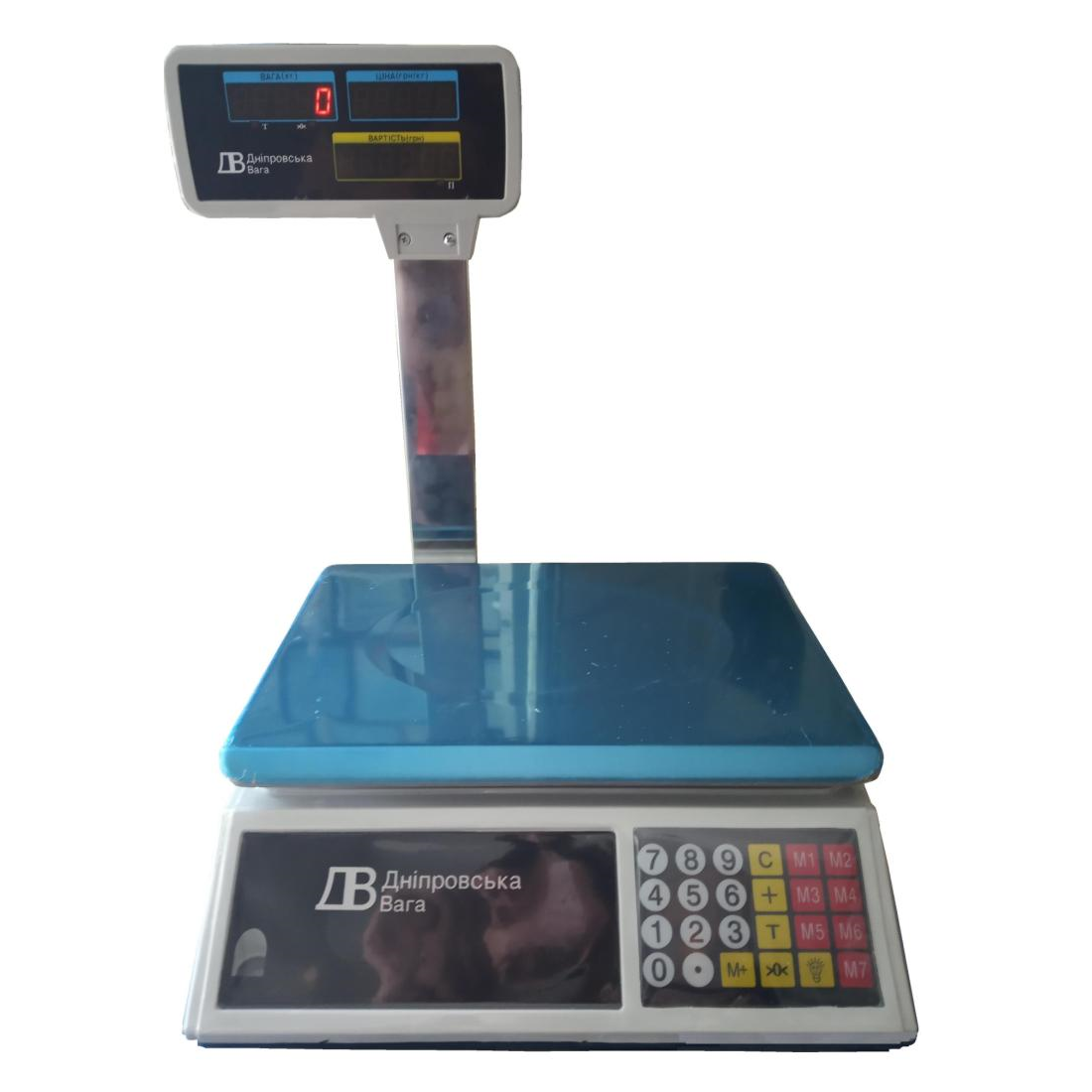 Торгові ваги ВТЕ-Центровес 6Т2ДВ-Е-Н 6 кг (335х225мм), фото 1