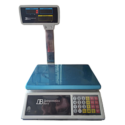 Торгові ваги ВТЕ-Центровес 6Т2ДВ-Е-Н 6 кг (335х225мм)