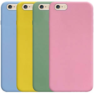 Силіконовий чохол Candy для Apple iPhone 6/6s plus (5.5")