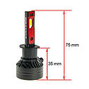 Лампа світлодіодна для фар DECKER LED PL-01 H1 5000K 10000LM 2 шт комплект, фото 4