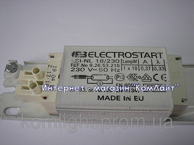 Балласт 18W Electrostart LSI-NL (Болгария) - фото 2 - id-p195267425