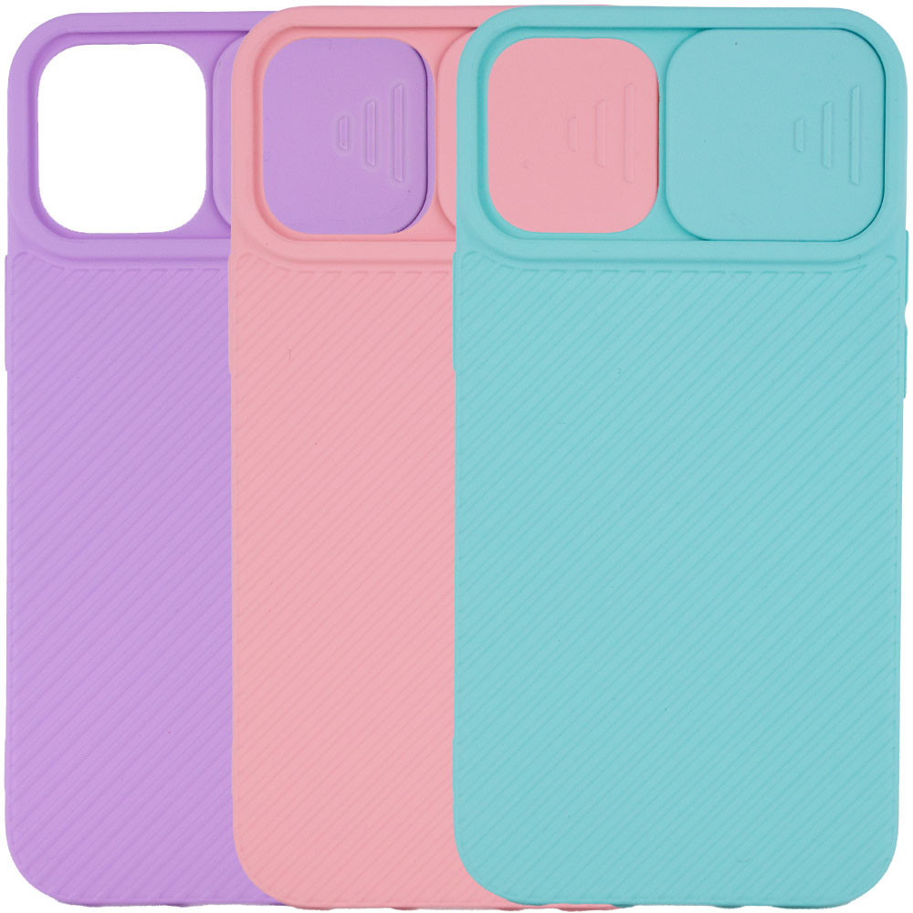 Чохол Camshield Square TPU зі шторкою для камери для Apple iPhone 12 Pro Max (6.7"), фото 1