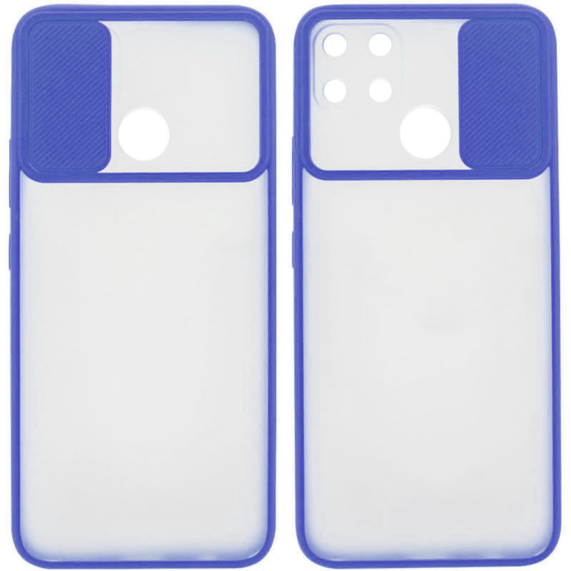 Чохол Camshield mate TPU зі шторкою для камери для Oppo A15s / A15 Синій, фото 1