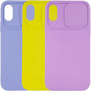 Чохол Camshield Square TPU зі шторкою для камери iPhone від Apple XS Max (6.5")