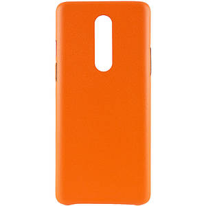 Шкіряний чохол AHIMSA PU Leather Case (A) для OnePlus 8 Помаранчевий