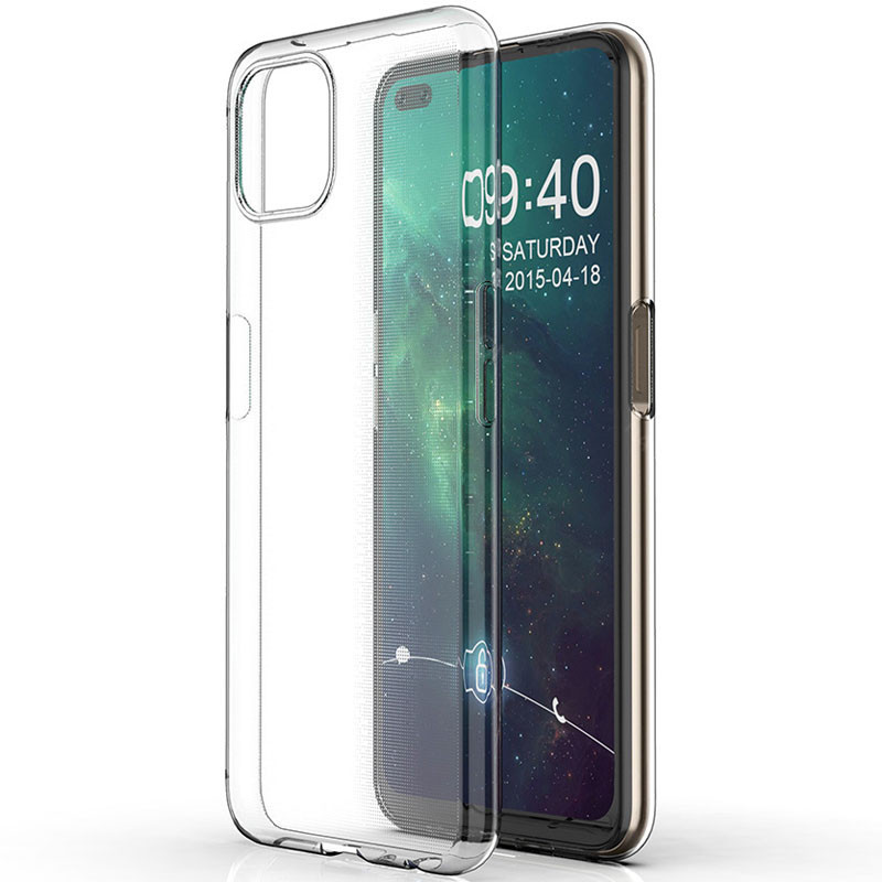 TPU чехол Epic Transparent 1,0 mm для Oppo A92s, фото 1