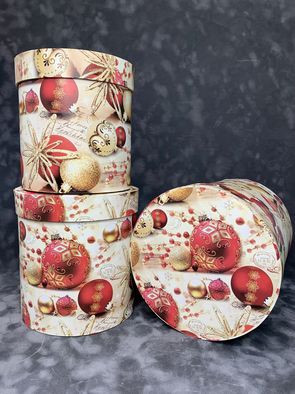 Коробка середня висока з кришкою (крафт бум)
