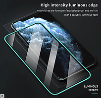 Захисне скло NoName для iPhone 12 pro max (тех.пак) люмінесцентний обідок