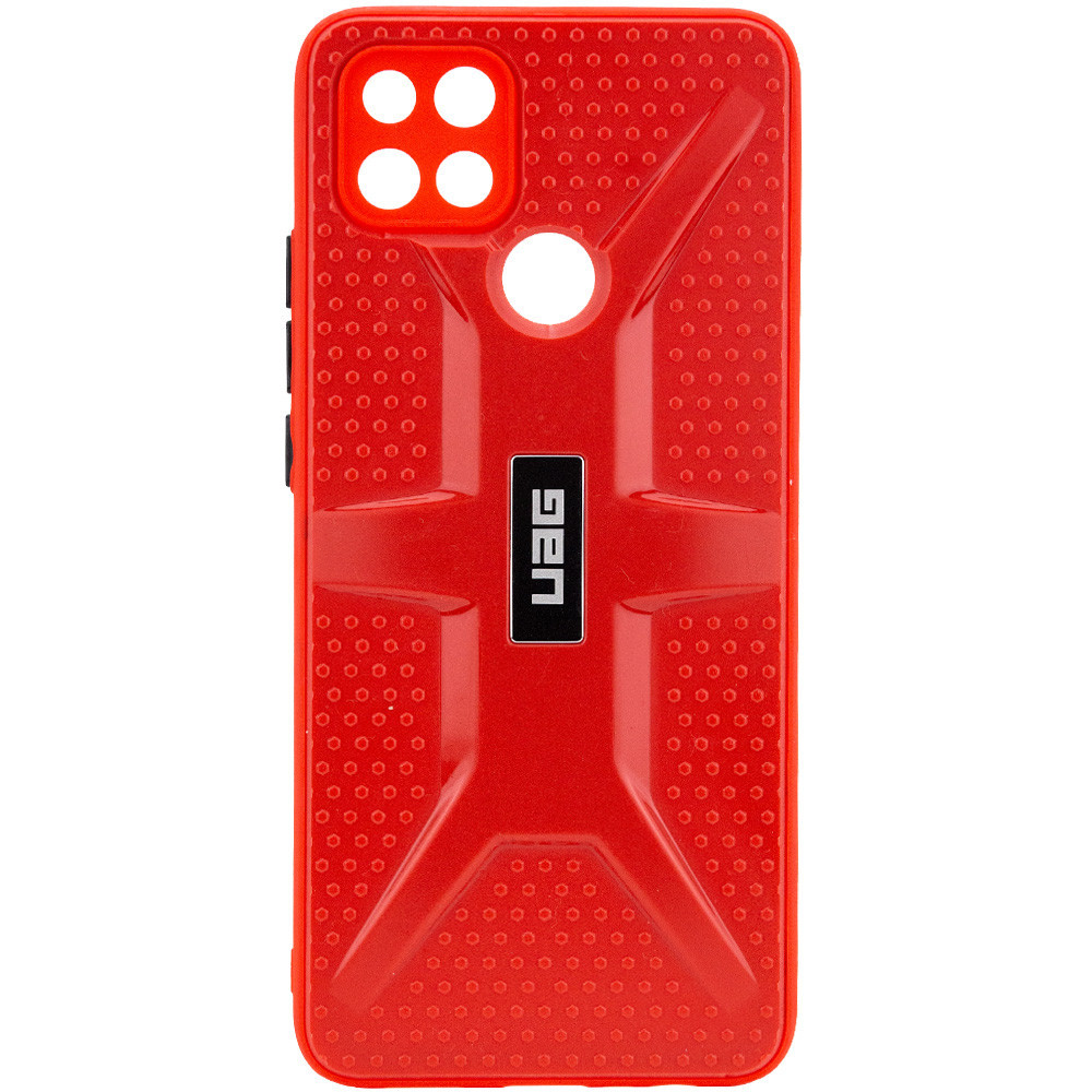 Чохол TPU+PC UAG для Oppo A15s / A15 TPU+PC, Full camera, Червоний, фото 1