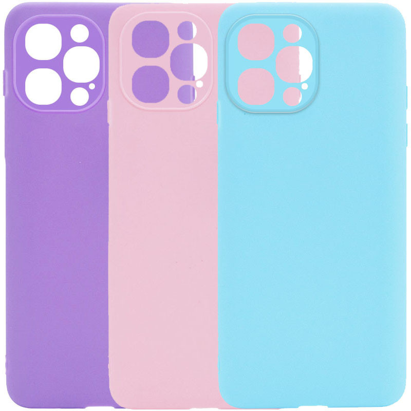 Силіконовий чохол Candy Full Camera для Apple iPhone 12 Pro Max (6.7"), фото 1
