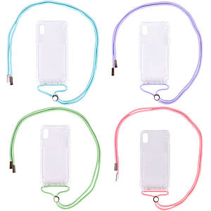 Чохол TPU Crossbody Transparent для Apple iPhone XS Max (6.5")