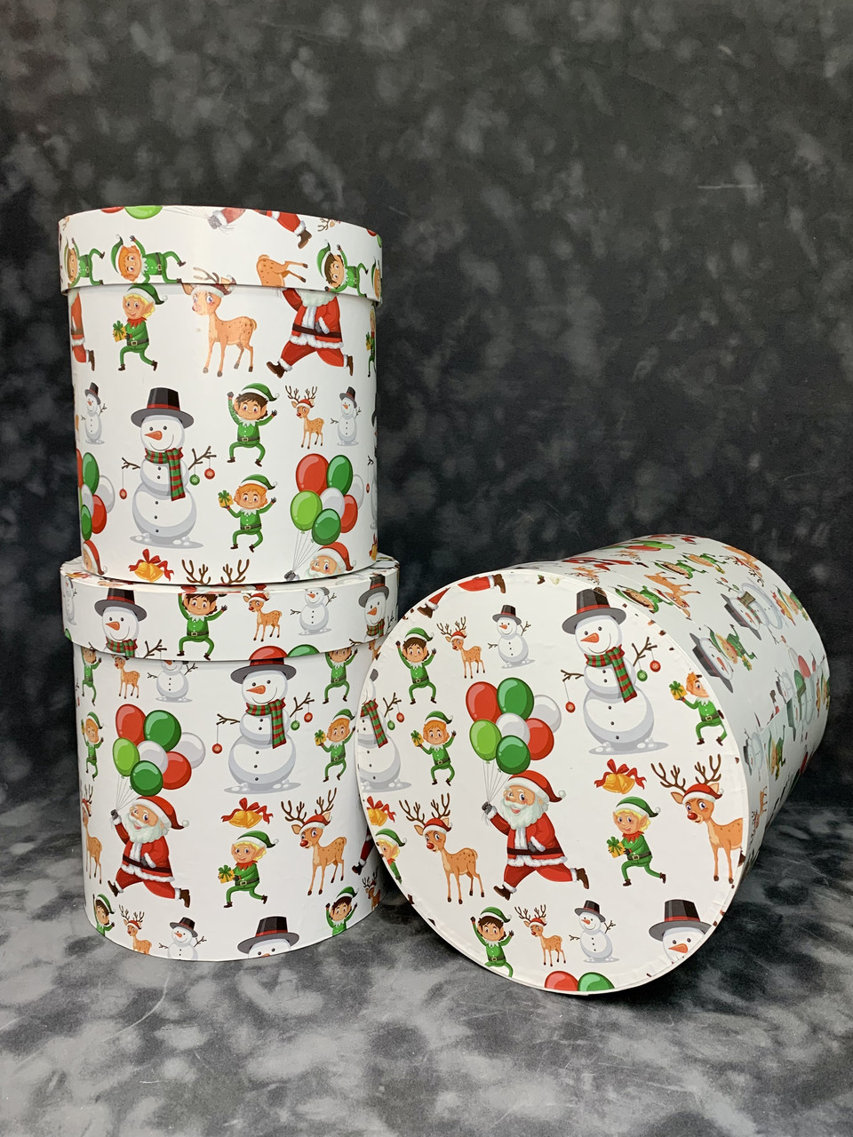 Коробка середня висока з кришкою (крафт бум)