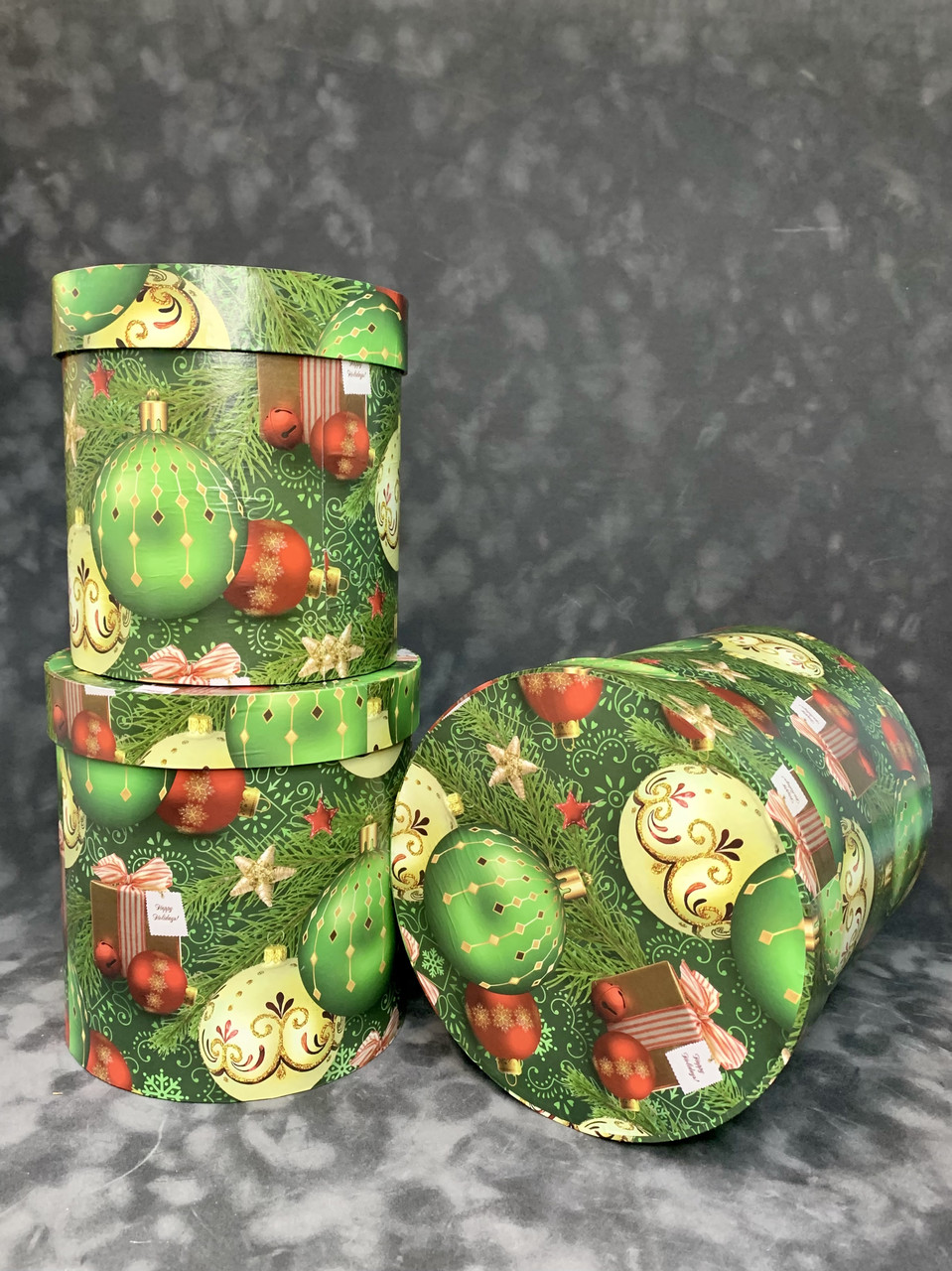 Коробка середня висока з кришкою (крафт бум)