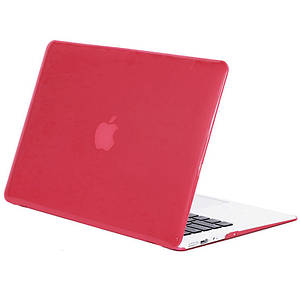 Чохол-накладка Matte Shell для Apple MacBook Pro Retina 15 (A1398) Червоний / Wine red