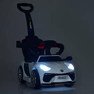 Дитячий електромобіль-толокар Bambi M 3591L-2, чорного кольору, фото 9