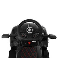 Дитячий електромобіль-толокар Bambi M 3591L-2, чорного кольору, фото 4