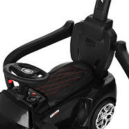 Дитячий електромобіль-толокар Bambi M 3591L-2, чорного кольору, фото 5