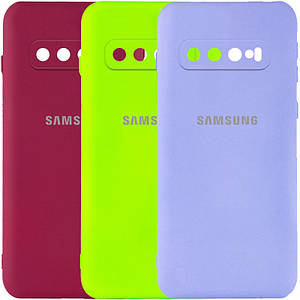Чохол Silicone Cover My Full Color Camera (A) для Samsung Galaxy S10