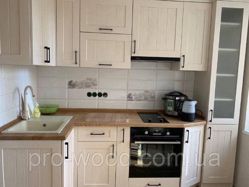 Кухня з натурального дерева на замовлення екодизайн, фото 1