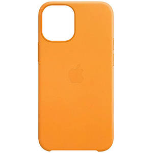 Шкіряний чохол Leather Case (AAA) для Apple iPhone 11 Pro (5.8") Штучна шкіра, Yellow