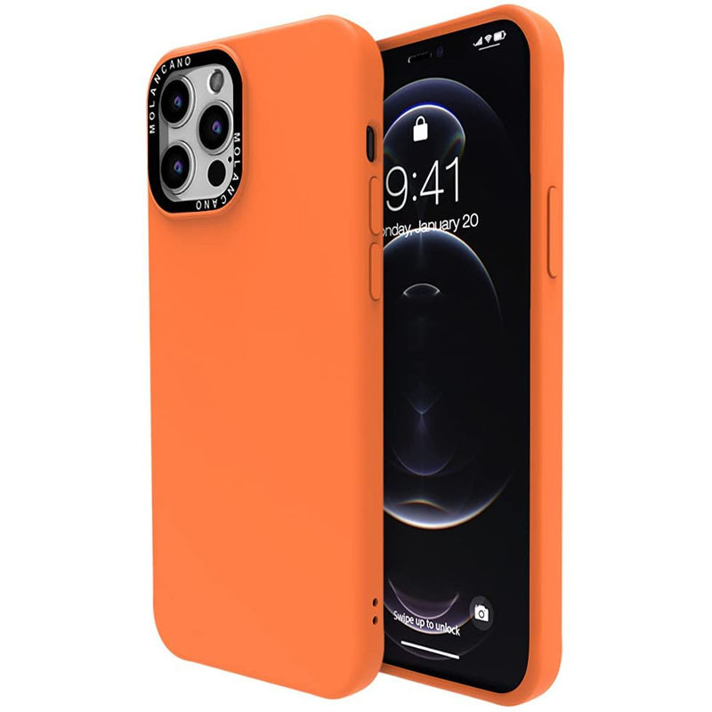 TPU чехол Molan Cano MIXXI для Apple iPhone 12 Pro Max (6.7") Помаранчевий, фото 1