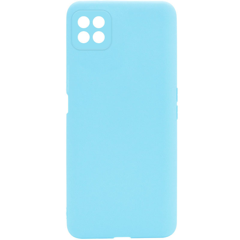 Силіконовий чохол Candy Full Camera для Oppo A53 5G / A73 5G Бірюзовий / Turquoise, фото 1