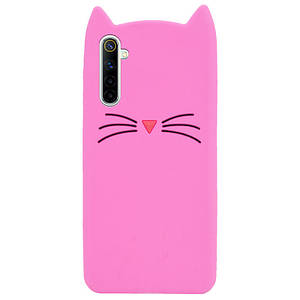 Уцінка Силіконова накладка 3D Cat для Realme 6 Pro
