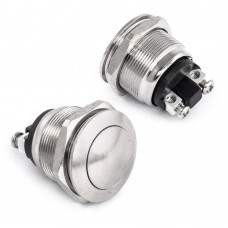 Кнопка антивандальна 16мм TCOM, без фіксації, 220V, виводи під гвинт, фото 1