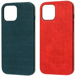 Шкіряний чохол Croco Leather для Apple iPhone 13 mini (5.4")