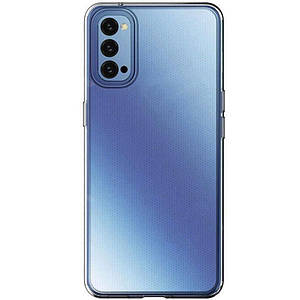 TPU чехол Epic Transparent 1,0 mm для Oppo Reno 4 Pro 5G